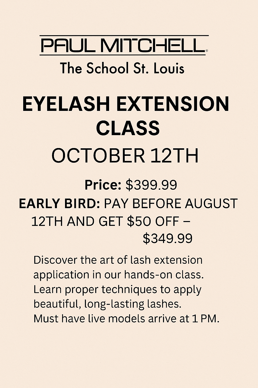 PMTS- St. Louis Eye Lash Class