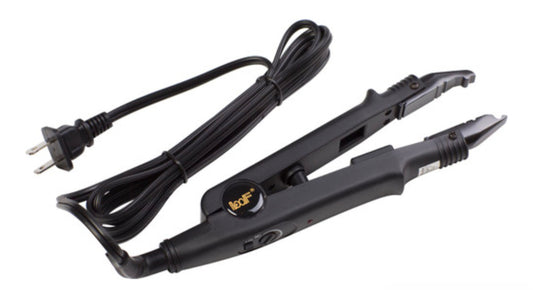 Hair extension iron