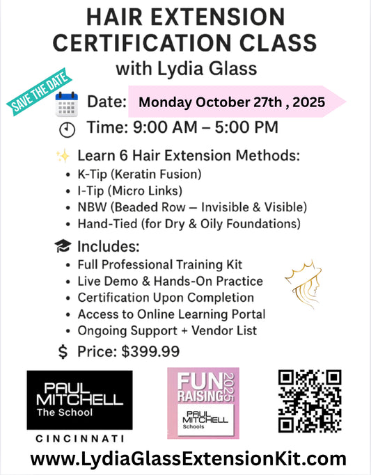 Paul Mitchell the School Cincinnati - October 27th! Hair Extension Class!