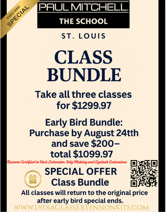 PMTS- St. Louis Bundle & Save – Get Certified in Hair Extensions, Wig Making, and Eyelash Extensions!
