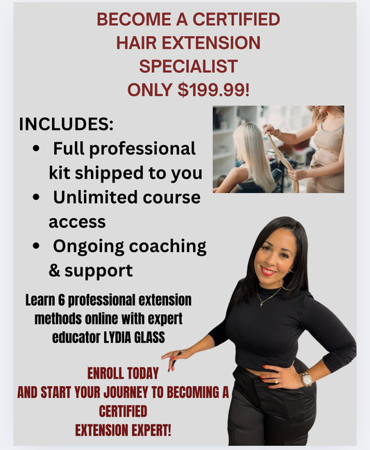 Online Hair Extension Certification Class – Only $199.99